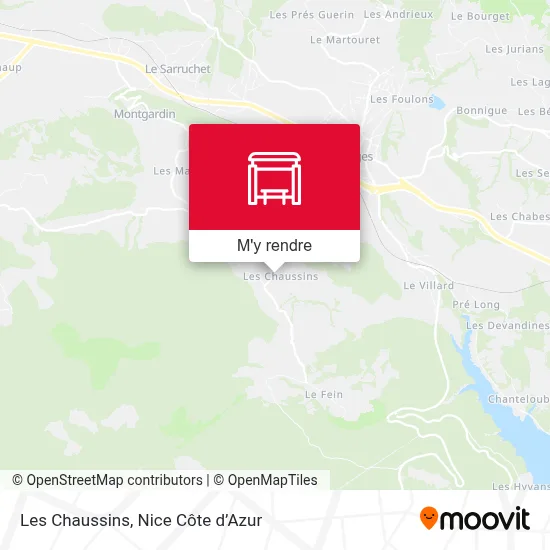 Les Chaussins plan