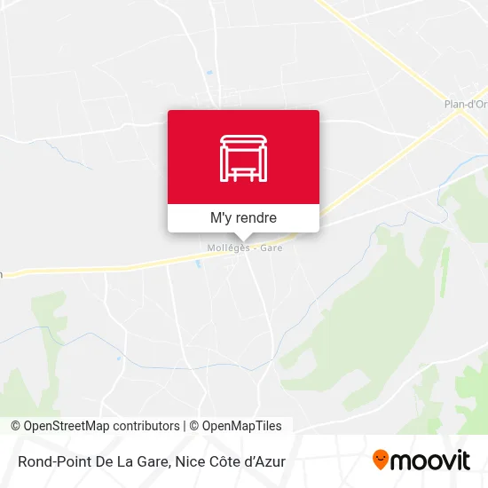 Rond-Point De La Gare plan
