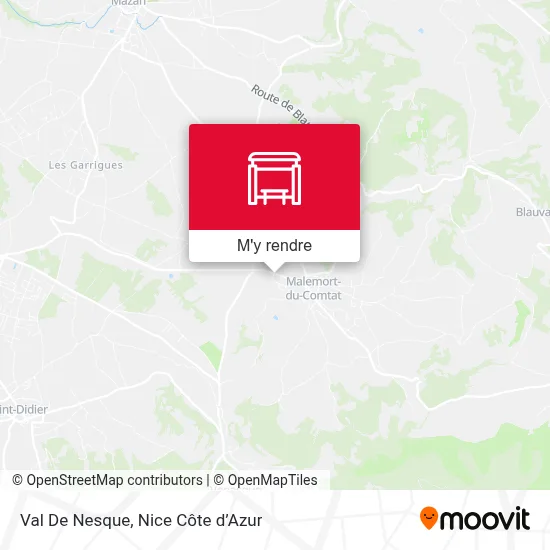 Val De Nesque plan