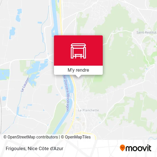 Frigoules plan