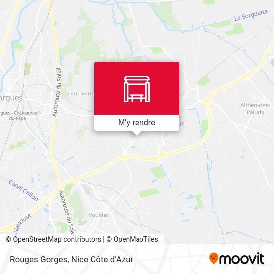 Rouges Gorges plan