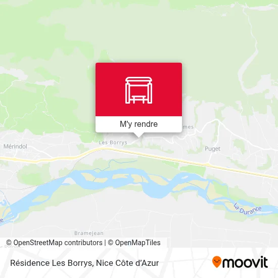 Résidence Les Borrys plan