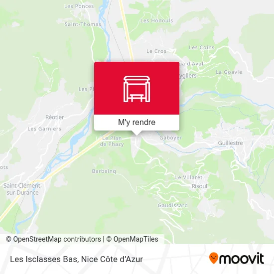 Les Isclasses Bas plan