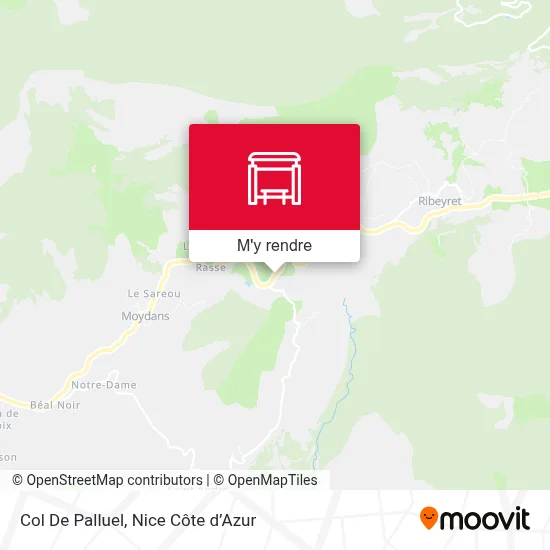 Col De Palluel plan