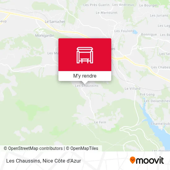 Les Chaussins plan