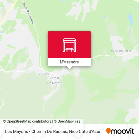 Les Mayons - Chemin De Rascas plan