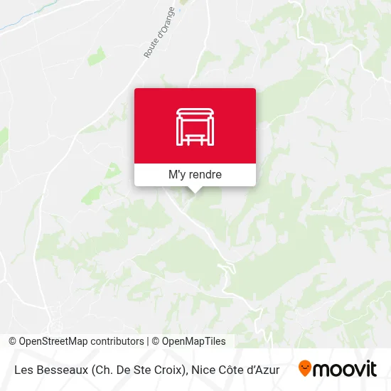 Les Besseaux (Ch. De Ste Croix) plan