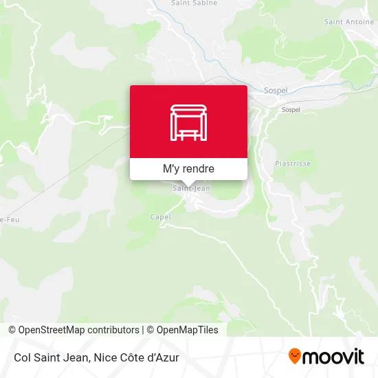 Col Saint Jean plan