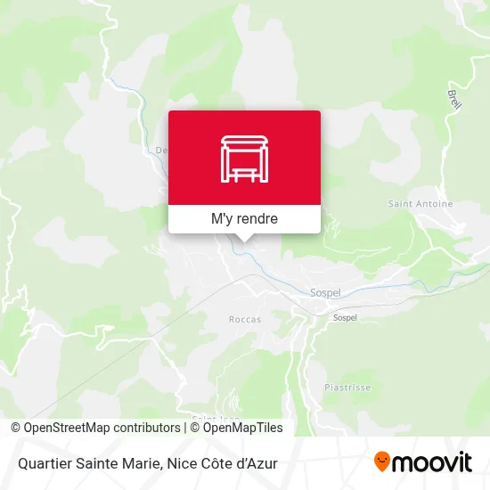 Quartier Sainte Marie plan