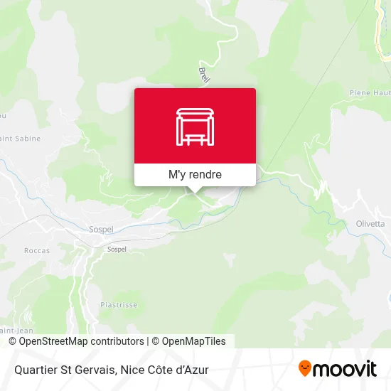 Quartier St Gervais plan