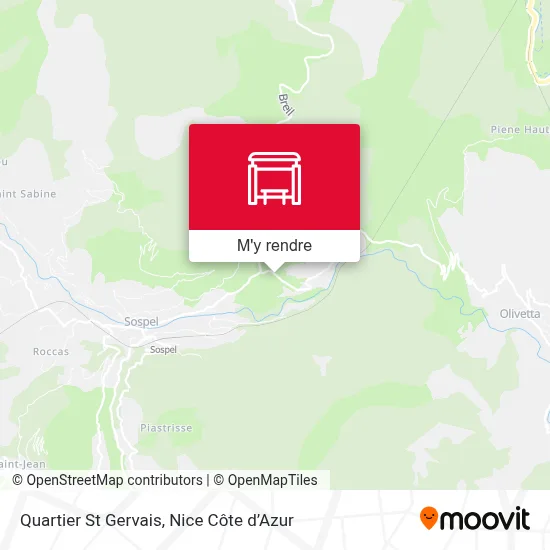 Quartier St Gervais plan
