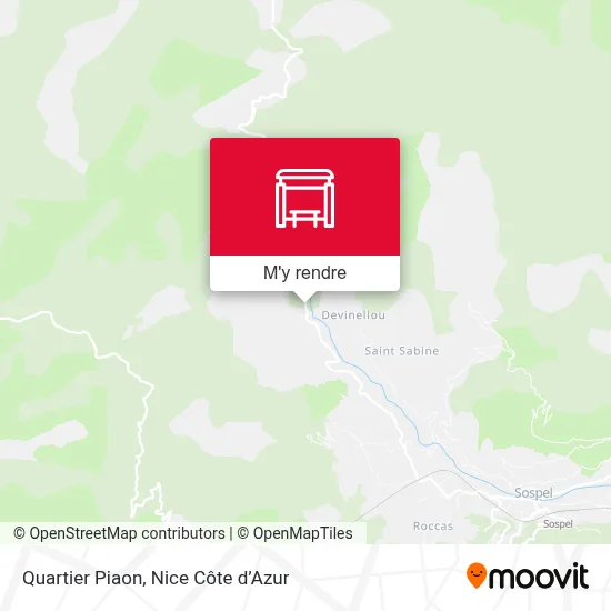 Quartier Piaon plan