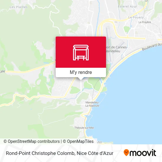 Rond-Point Christophe Colomb plan