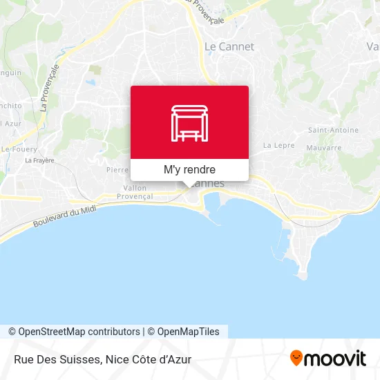 Rue Des Suisses plan