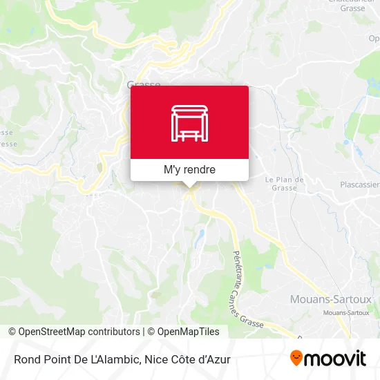 Rond Point De L'Alambic plan