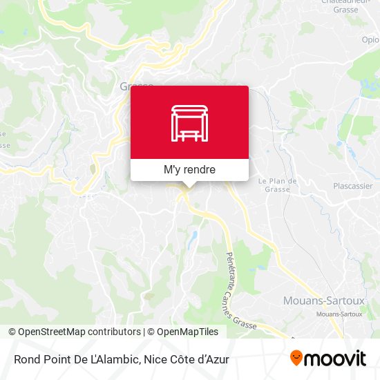 Rond Point De L'Alambic plan