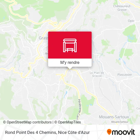 Rond Point Des 4 Chemins plan