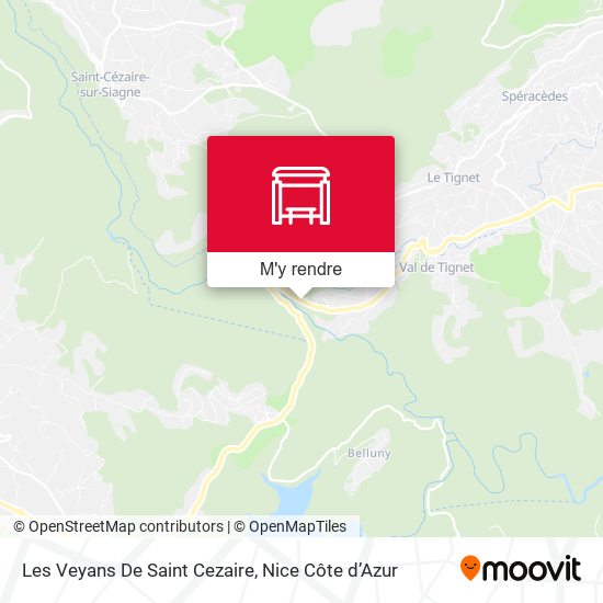 Les Veyans De Saint Cezaire plan