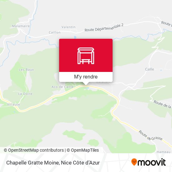 Chapelle Gratte Moine plan