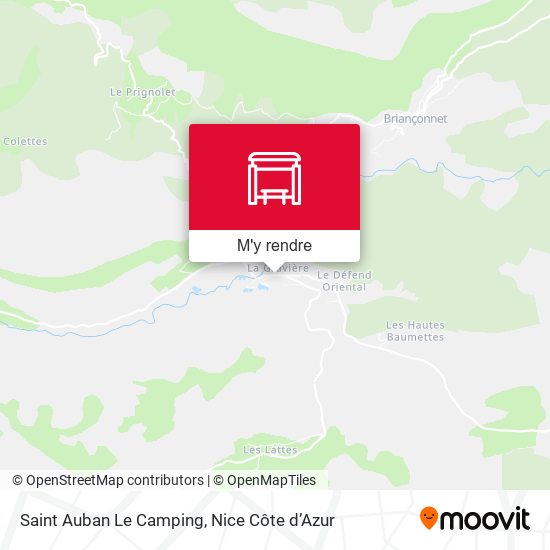 Saint Auban Le Camping plan