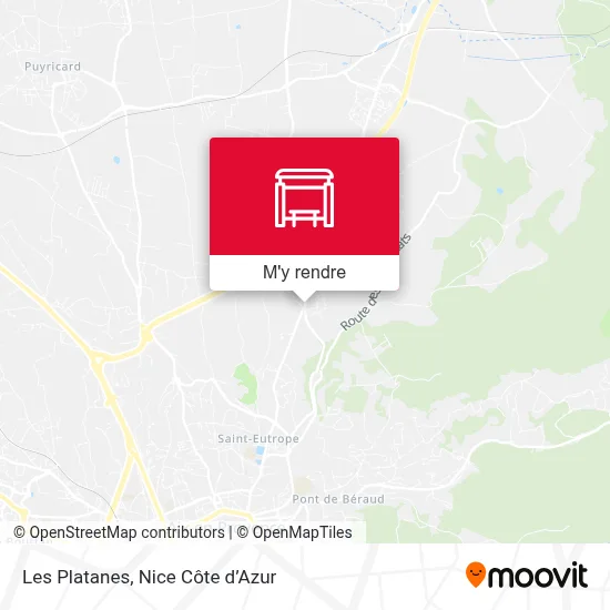 Les Platanes plan