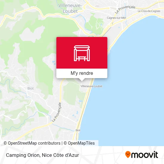 Camping Orion plan