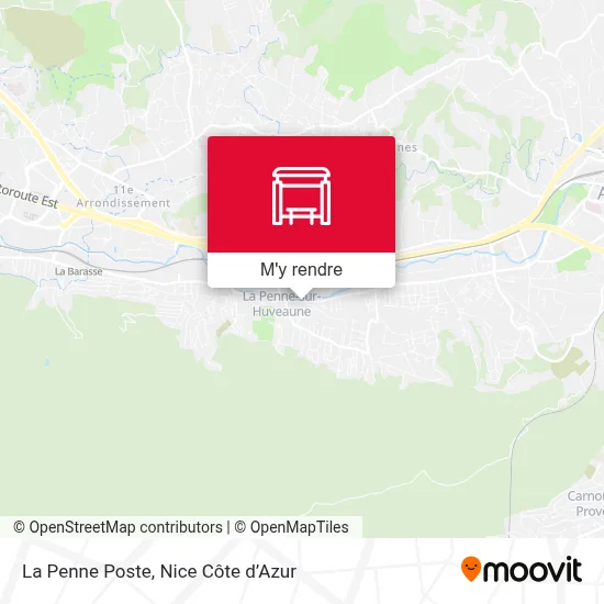 La Penne Poste plan