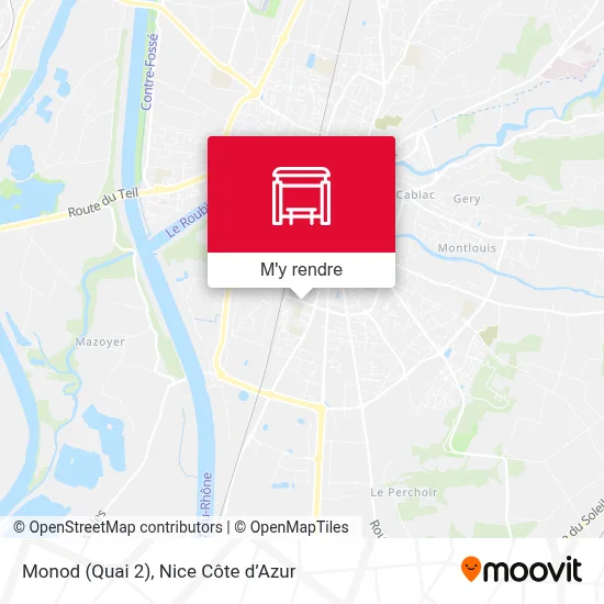 Monod (Quai 2) plan