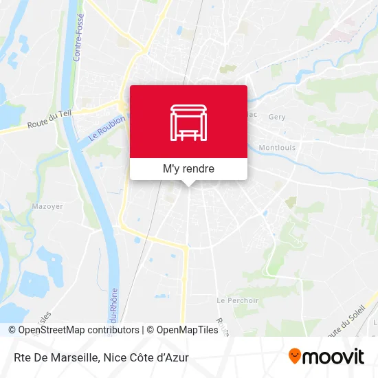 Rte De Marseille plan