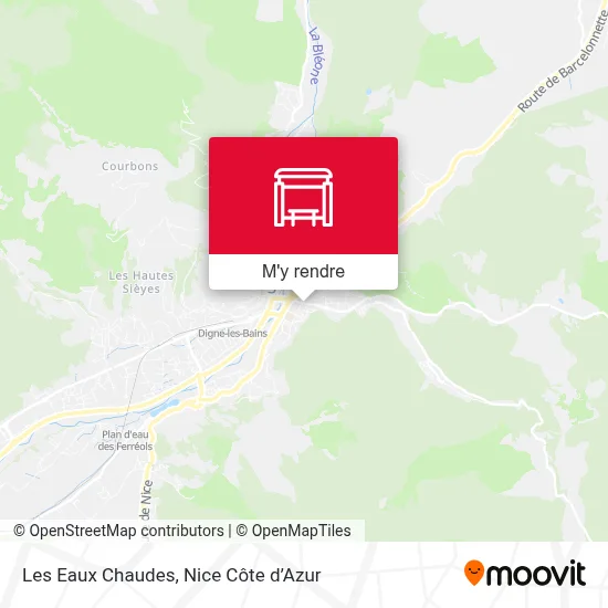 Les Eaux Chaudes plan