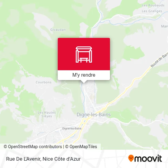 Rue De L'Avenir plan