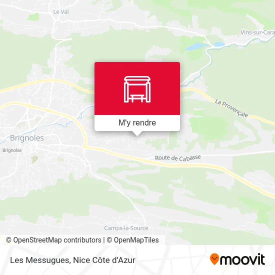 Les Messugues plan