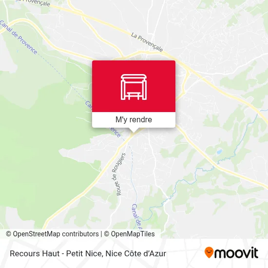 Recours Haut - Petit Nice plan