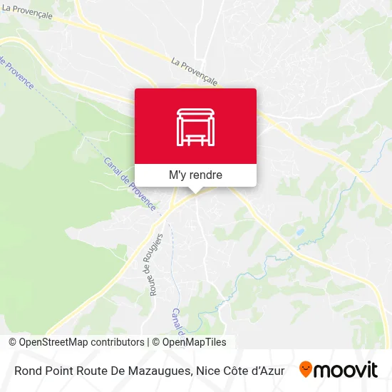 Rond Point Route De Mazaugues plan