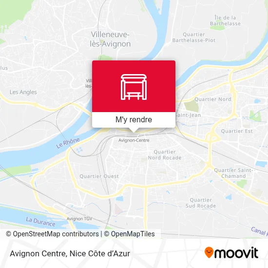 Avignon Centre plan
