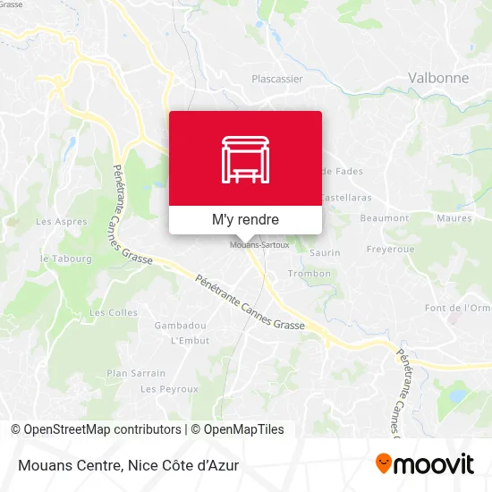 Mouans Centre plan