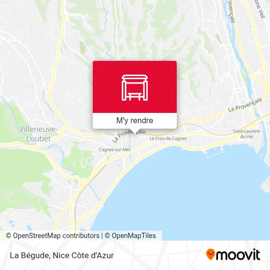 La Bégude plan