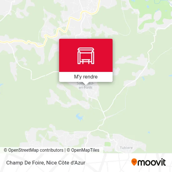 Champ De Foire plan