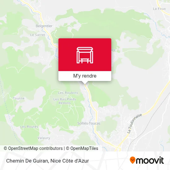 Chemin De Guiran plan