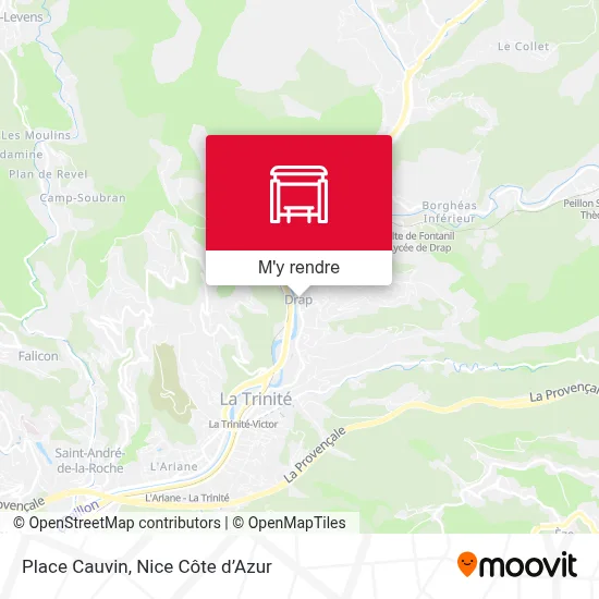 Place Cauvin plan