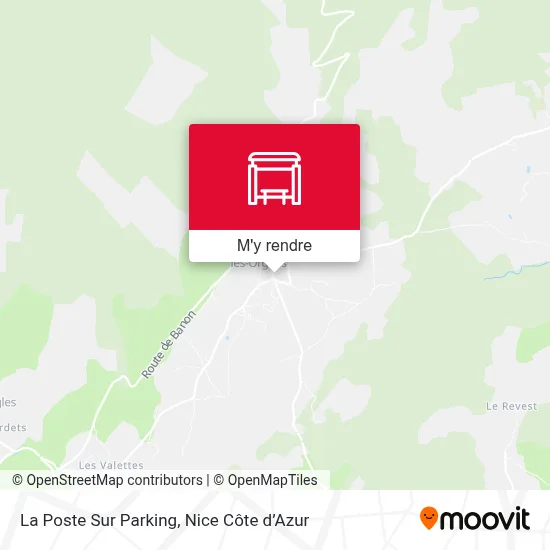 La Poste Sur Parking plan