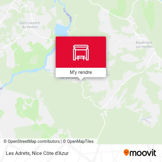 Les Adrets plan