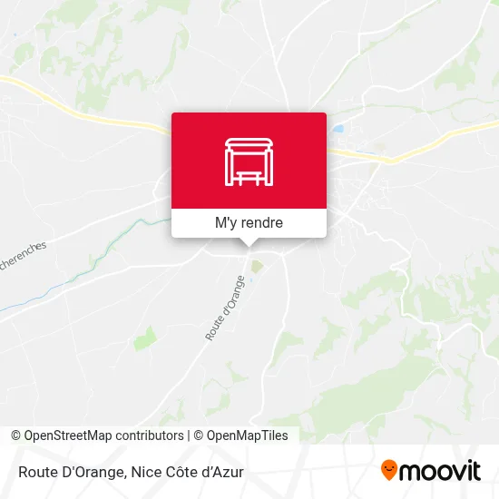Route D'Orange plan