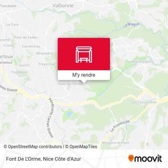 Font De L'Orme plan