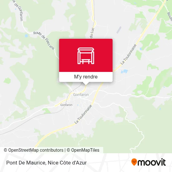 Pont De Maurice plan