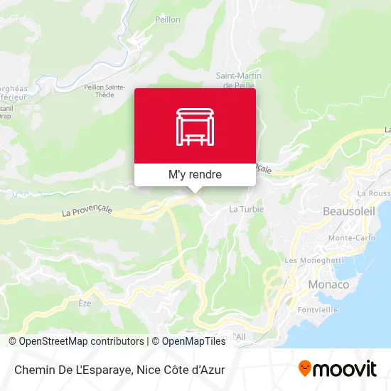Chemin De L'Esparaye plan