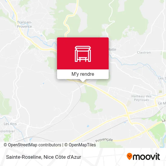 Sainte-Roseline plan