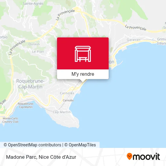 Madone Parc plan