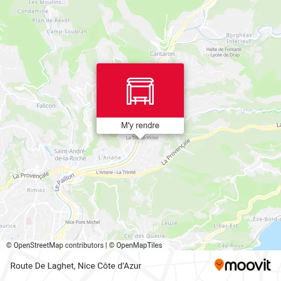 Route De Laghet plan