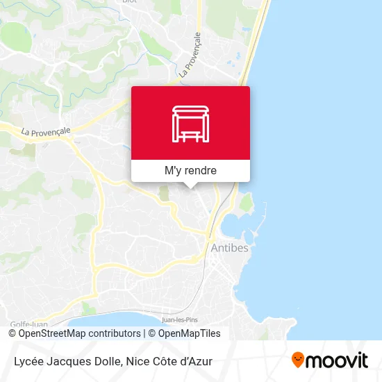 Lycée Jacques Dolle plan